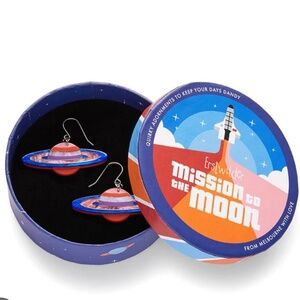 Erstwilder Sixth From The Sun Planet Novelty ModCloth Earrings